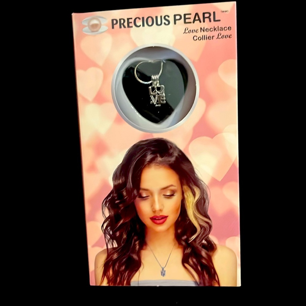 Precious Pearl Love Cage Necklace
